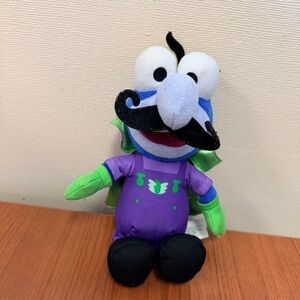 Disney Gonzo Superhero Plush 9” Just Play Purple Cape Stuffed Toy Muppets